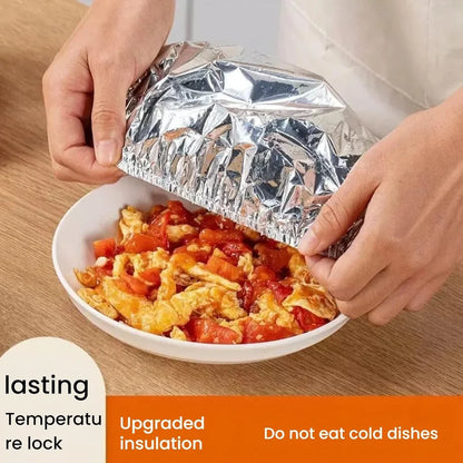 Reusable Aluminum Foil Food Covers (30 Pcs)