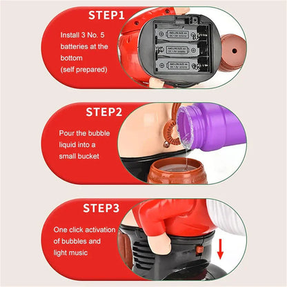 Zavinox Santa Claus Bubble Blower