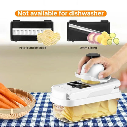 SlicePro™ Premium Vegetable Chopper & Dicer with Multi-Blade System