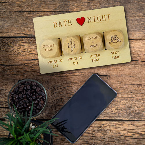 Zavinox Date Night Wooden Dice Set