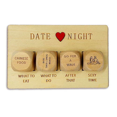 Zavinox Date Night Wooden Dice Set